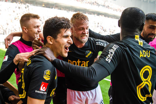 s Rasmus Lindkvist, Daniel Sundgren och Enoch Kofi Adu