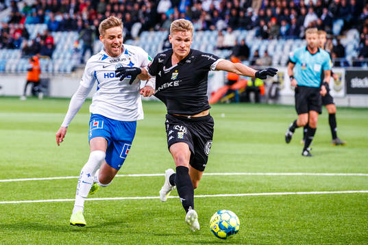 IFK Norrköpings Christoffer Nyman och IFK Göteborgs Carl
