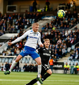 IFK Norrköpings Kalle Holmberg och IFK Göteborgs Carl