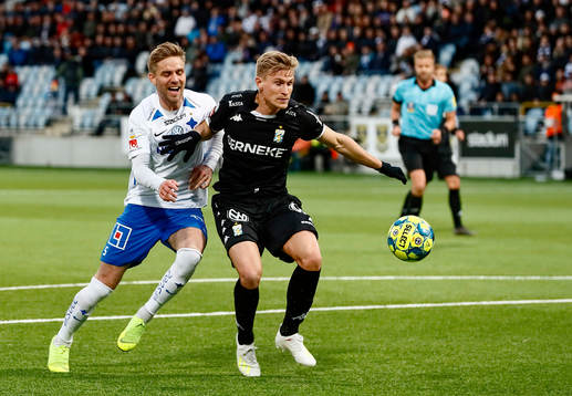 IFK Norrköpings Christoffer Nyman och IFK Göteborgs Carl