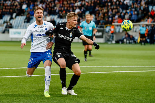 IFK Norrköpings Christoffer Nyman och IFK Göteborgs Carl