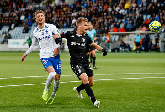 IFK Norrköpings Christoffer Nyman och IFK Göteborgs Carl