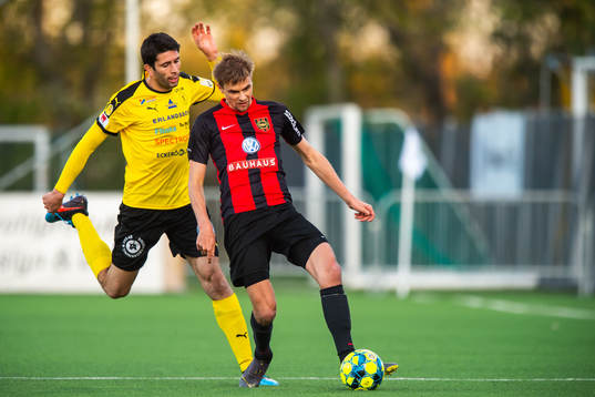 Frejs Luca Gerbino Polo och Brommapojkarnas Oscar Pehrsson
