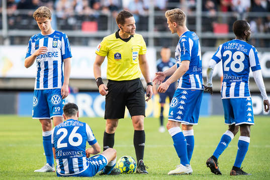 IFK Göteborgs August Erlingmark, André Calisir och Carl