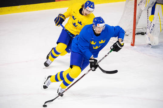 John Klingberg of Sweden at a practice session