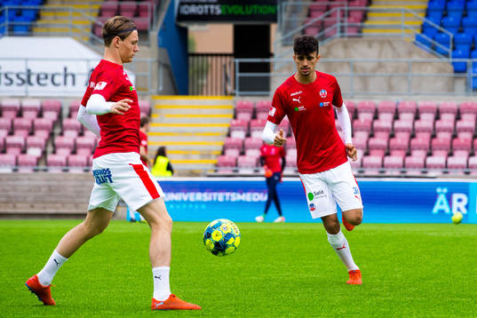 Helsingborgs Filip Sjöberg och Adham El Youssef