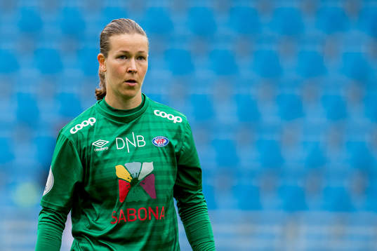 Goalkeeper Tinja Korpela of Vålerenga