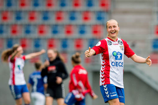 Noor Eckhoff of Lyn celebrates