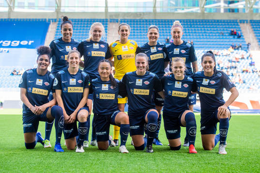 The starting eleven of Avaldsnes Giovanna de Oliveira, Anna