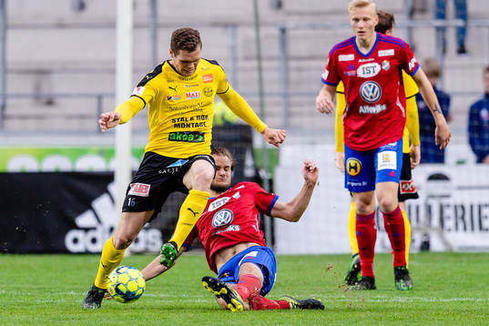 Mjällbys Jacob Bergström och Östers Månz Karlsson