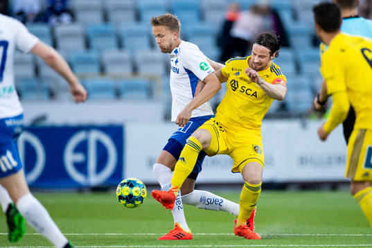 IFK Norrköpings Kasper Larsen och Sundsvalls Linus