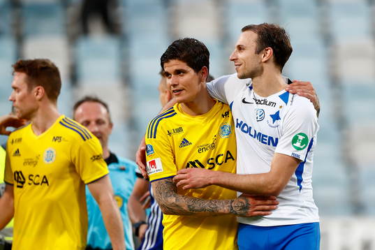 Sundsvalls David Batanero och <tidigare Sundsvallsspelaren