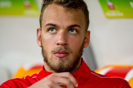 Goalkeeper Markus Olsen Pettersen of Norway ahead of the FIFA U-20 World Cup football match between Uruguay and Norway on May 24, 2019 in Lodz.