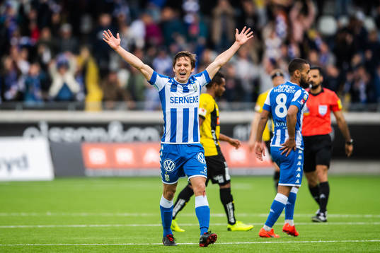 IFK Göteborgs Lasse Vibe jublar