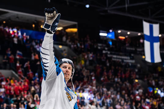 Marko Anttila of Finland celebrates