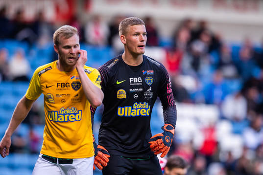 Falkenbergs målvakt Johan Brattberg