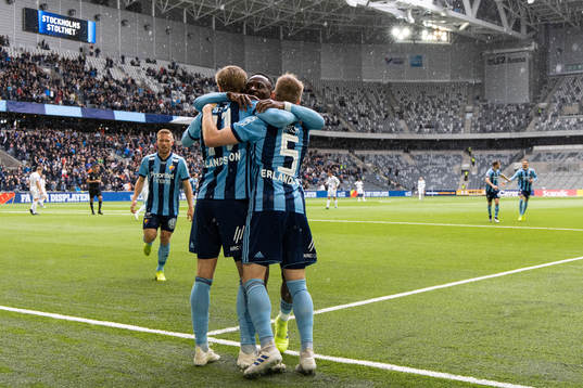 Djurgårdens Jonathan Ring jublar