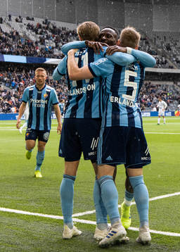 Djurgårdens Jonathan Ring jublar