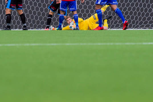 Goalkeeper Saku-Pekka Sahlgren of Sandnes Ulf