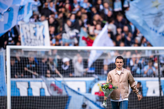 Malmö FFs Andreas Vindheim avtackas