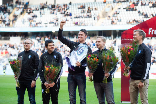 Malmös FFs Zackarias Johansson (Zackey00), David Eidhammer