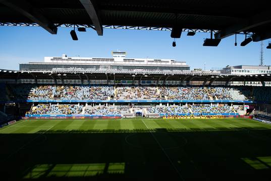 A general view over Gamla Ullevi ahead of the women's international friendly football match between Sweden and South Korea on may 31, 2019 in Gothenburg.