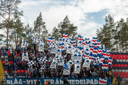 Sundsvalls fans med tifo