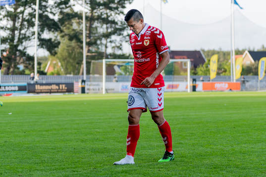 Kalmars Romário Pereira Sipião har ont