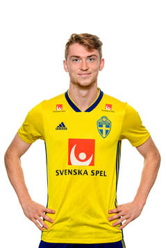 Carl Johansson of the Swedish Under-21 national football