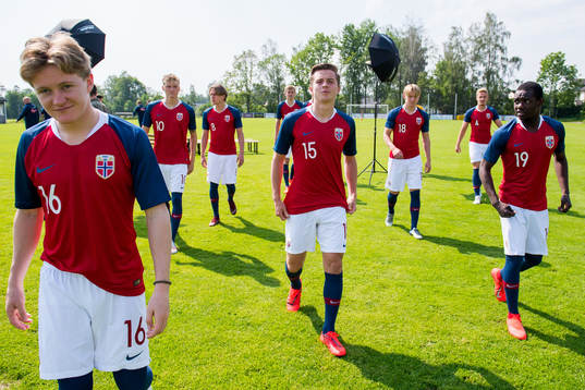 Jakob Maslø Dunsby, Johan Hove and Joshua Kitolano of Norway
