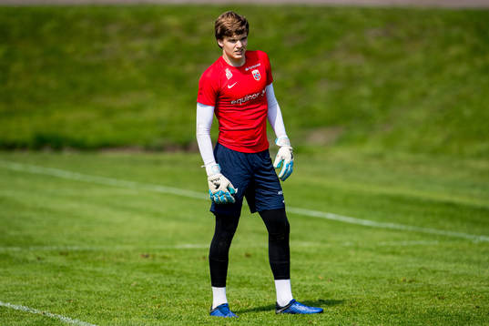 Goalkeeper Andreas Hippe Fagereng of Norway