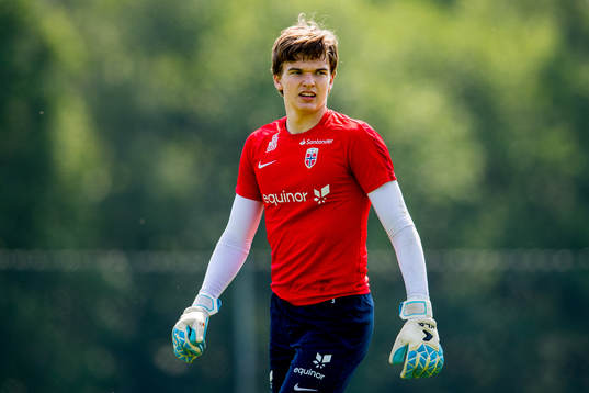 Goalkeeper Andreas Hippe Fagereng of Norway