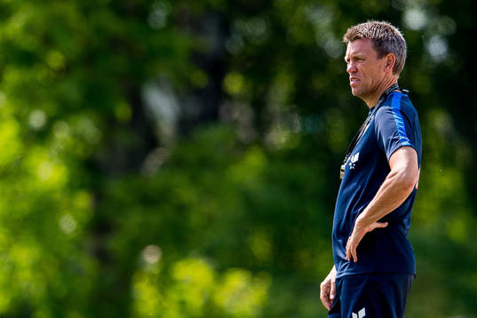 Gunnar Halle, head coach of Norway G19,