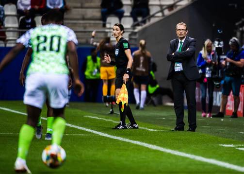Thomas Dennerby, head coach of Nigeria,