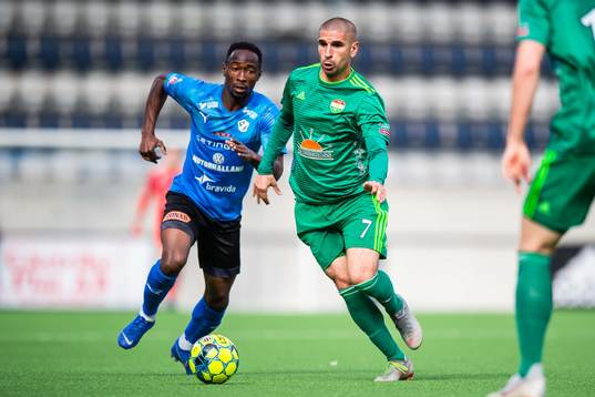 Dalkurds Rawez Lawan och Halmstads Sadat Karim