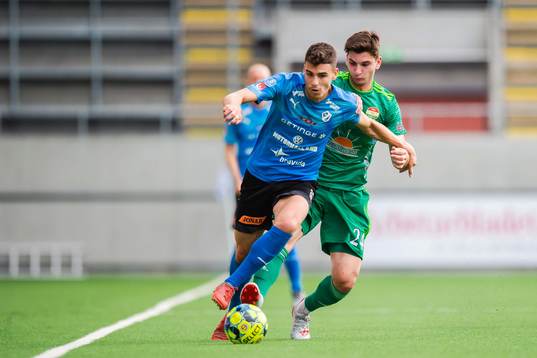 Halmstads Joel Allansson och Dalkurds Besard Sabovic