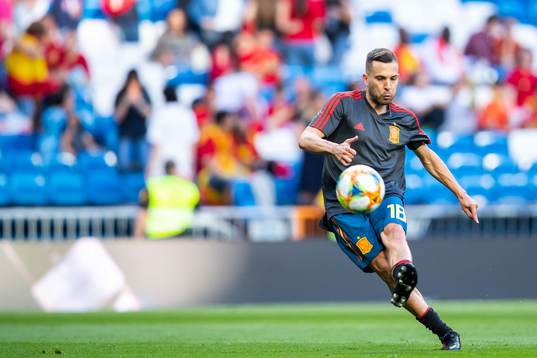 Jordi Alba of Spain