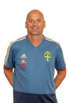 Magnus Wikman, assistant coach of Sweden poses for a portrait