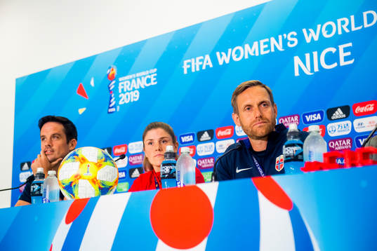 Terje Skeie, head of media of Norway, Maren Nævdal Mjelde