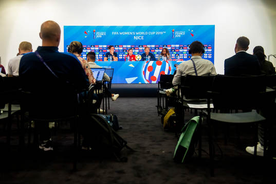 Terje Skeie, head of media of Norway, Maren Nævdal Mjelde