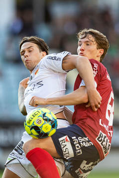 GAIS Rasmus Rosenqvist och Örgrytes Jakob Lindström