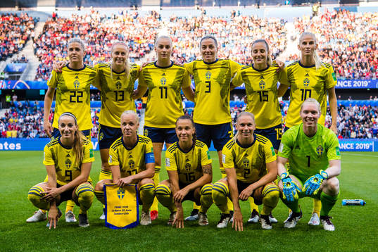 Olivia Schough, Amanda Ilestedt, Stina Blackstenius, Linda