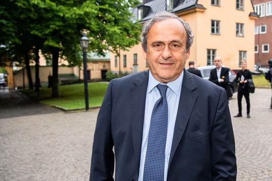Former UEFA president Michel Platini