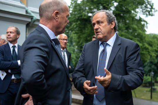 Former UEFA President Michel Platini