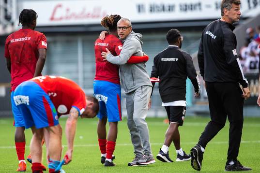  Helsingborgs tränare Henrik Larsson