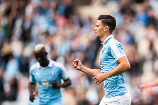 Malmö FFs Marcus Antonsson jublar