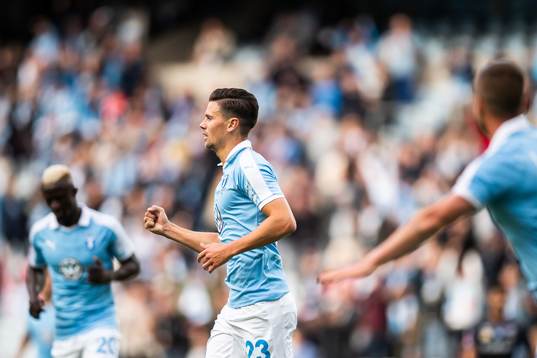 Malmö FFs Marcus Antonsson jublar