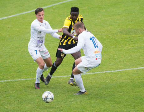  i matchen i division 2 mellan IFK Hässleholm och IFK Berga i Hässleholm 6 juli 2019.  