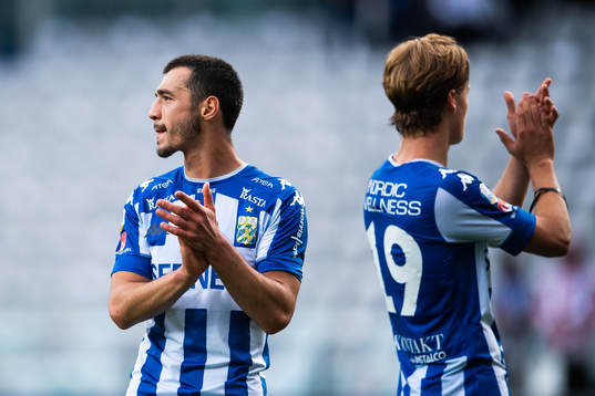 IFK Göteborgs Giorgi Kharaishvili jublar