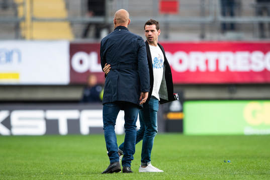 Sundsvalls tränare Joel Cedergren och assisterande